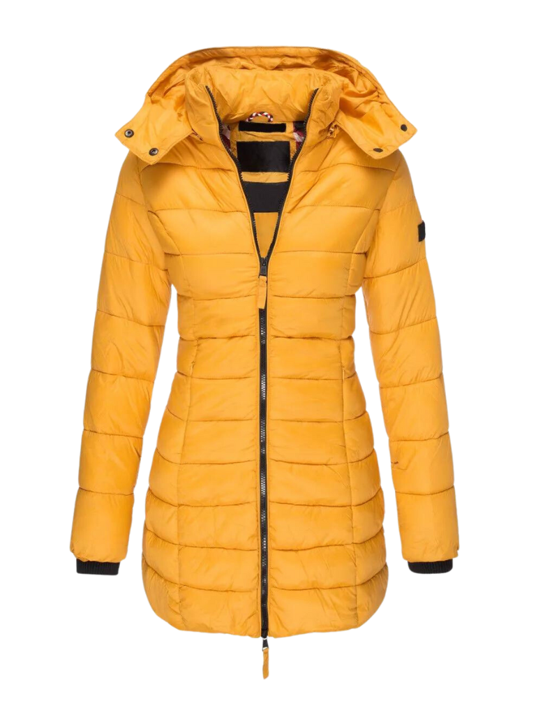 Camille Laurent | Quilted Winter Puffer Coat For Women