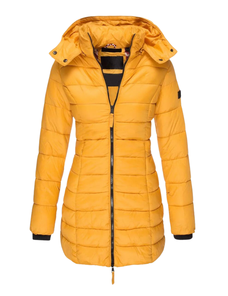 Camille Laurent | Quilted Winter Puffer Coat For Women