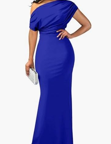 Isla Turner | One-Shoulder Maxi Party Dress For Women