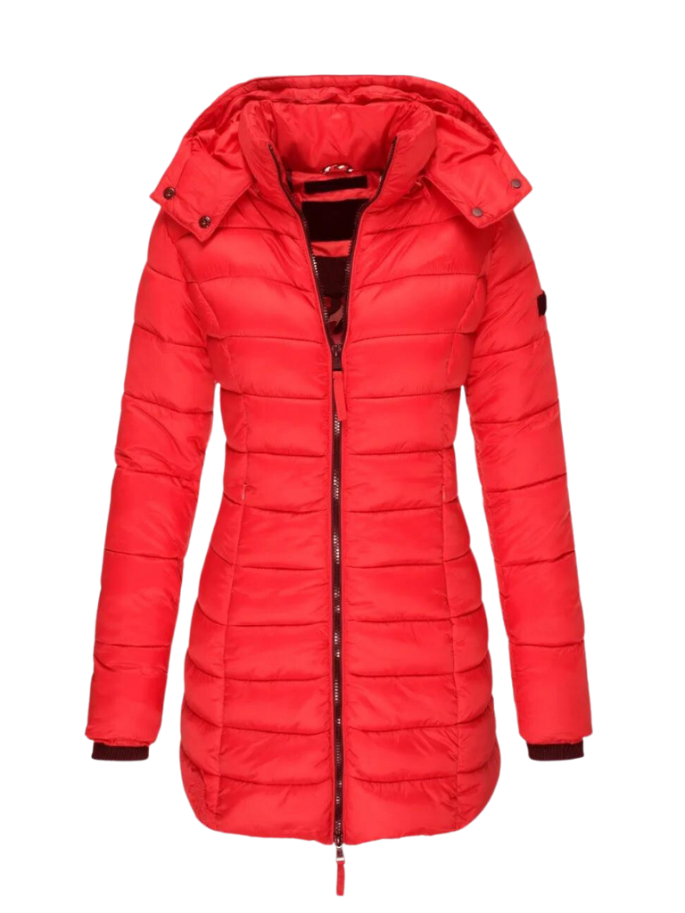 Camille Laurent | Quilted Winter Puffer Coat For Women