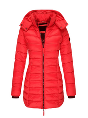 Camille Laurent | Quilted Winter Puffer Coat For Women