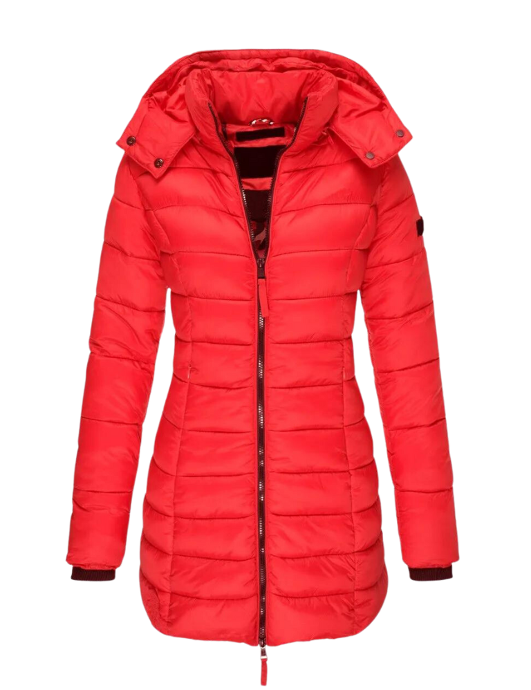 Camille Laurent | Quilted Winter Puffer Coat For Women