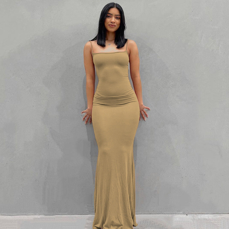 Sienna Clarke | Slim-Fit Cami Maxi Dress For Women