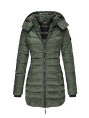 Camille Laurent | Quilted Winter Puffer Coat For Women