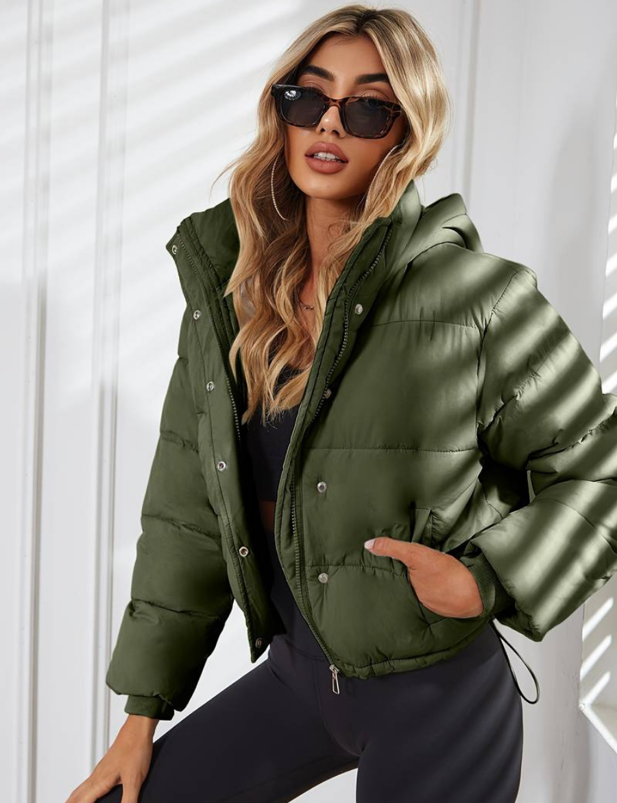 Valentina Moreau | Cropped Puffer Jacket For Women