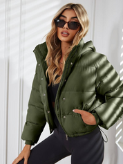 Valentina Moreau | Cropped Puffer Jacket For Women