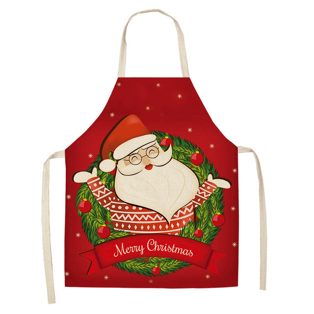 Merry Match | Red Santa Hat Christmas Apron Unisex