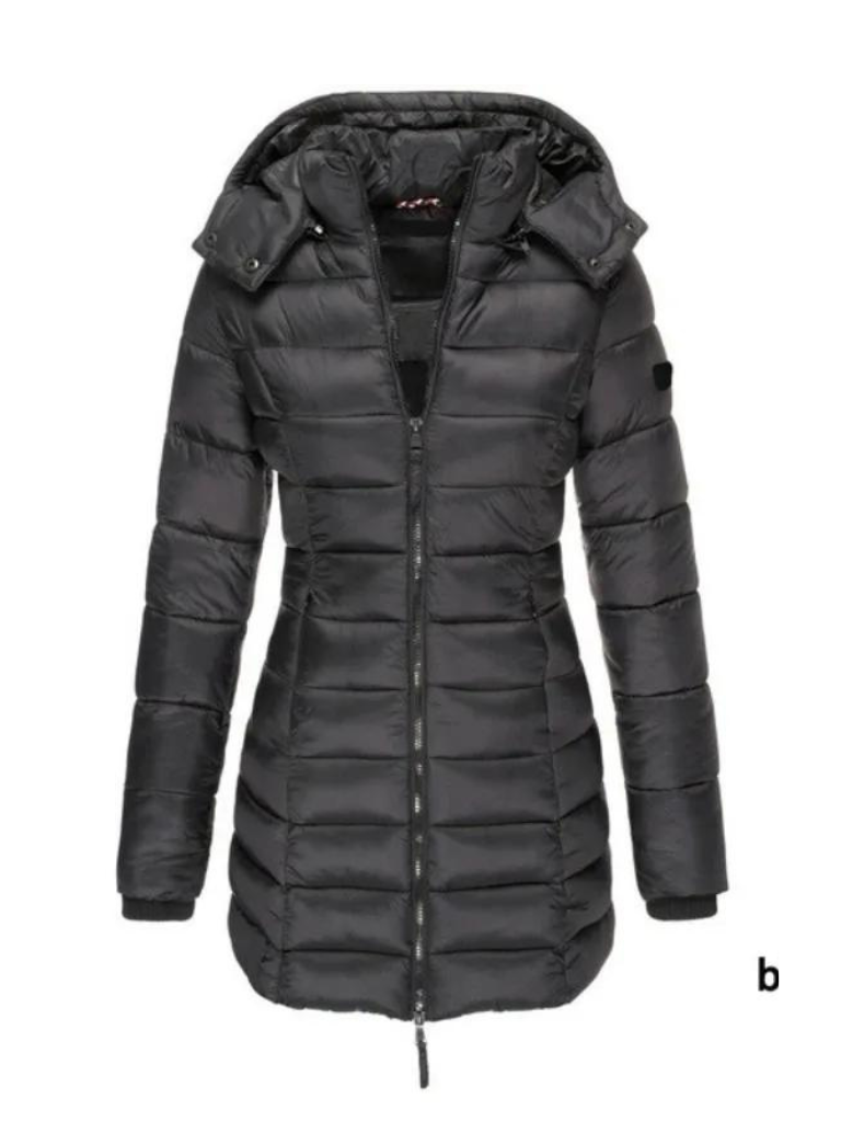 Camille Laurent | Quilted Winter Puffer Coat For Women