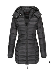 Camille Laurent | Quilted Winter Puffer Coat For Women