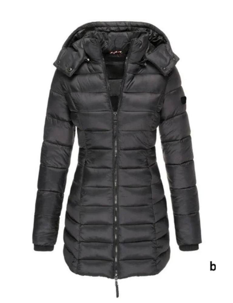 Camille Laurent | Quilted Winter Puffer Coat For Women