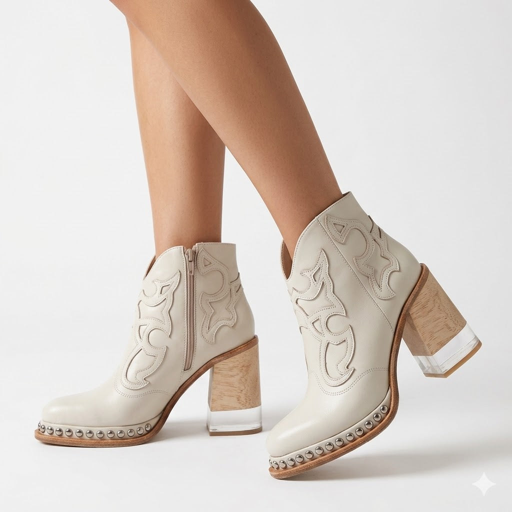 Valentina Rossi | Western Ankle Boots For Women