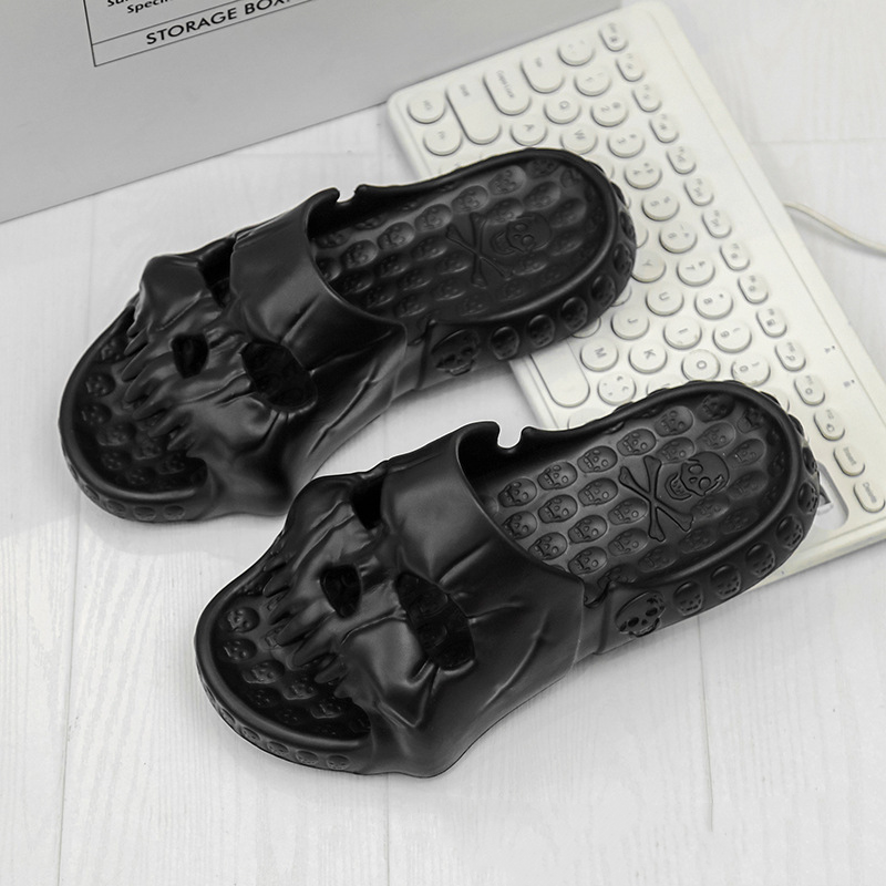 Bone Daddy | Skull Halloween Slippers For Men