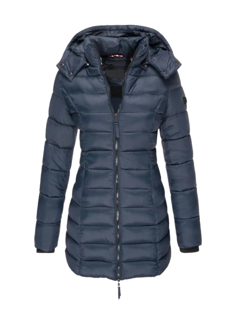 Camille Laurent | Quilted Winter Puffer Coat For Women