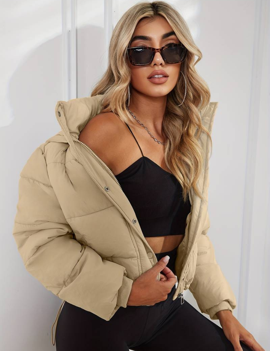 Valentina Moreau | Cropped Puffer Jacket For Women