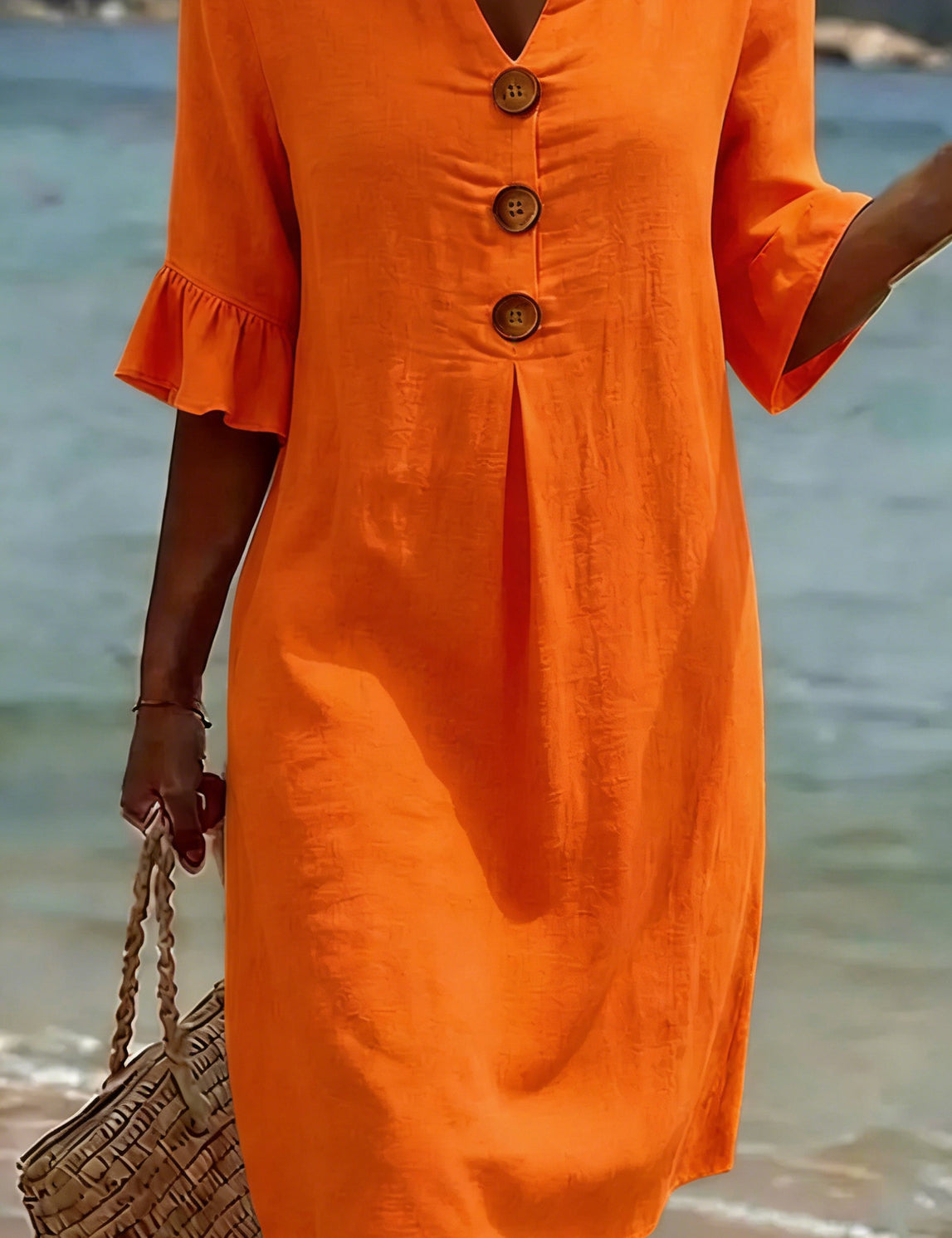Beatrice Holloway | Relaxed Cotton Mini Dress For Women