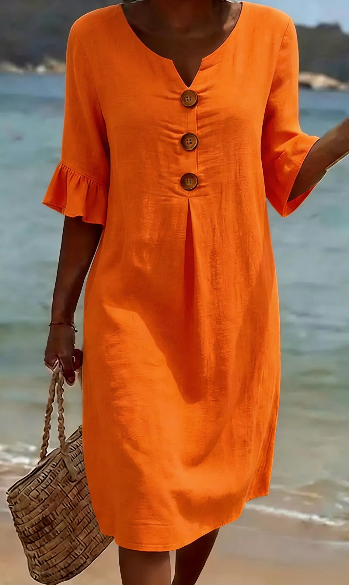 Beatrice Holloway | Relaxed Cotton Mini Dress For Women