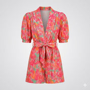 Luca Bellini | Printed Playsuit For Women