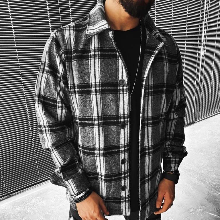 Renato Oakbrook | Checked Flap Pocket Overshirt For Men