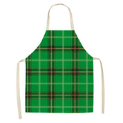 Yule Tide | Red Tartan Reindeer Print Christmas Apron Unisex