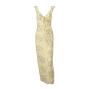 Eloise Fletcher | Vintage Floral Slip Midi Dress For Women
