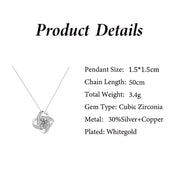 Matilda Cross | Preserved Rose Jewellery Box With Necklace For Women
