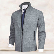 Gabriel Romano | Executive Knit Zip Cardigan For Men