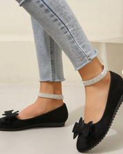Giulia Fontana | Elegant Comfort Bow Flats For Women