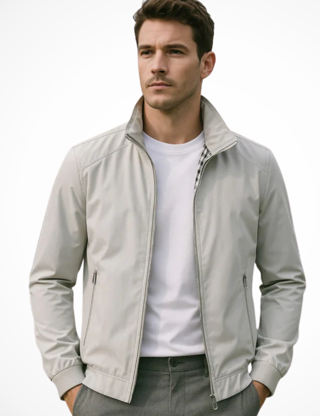 Ethan Laurent | Minimalist Zip Jacket For Men