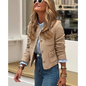 Camille Rousseau | Elegant Tweed Jacket For Women