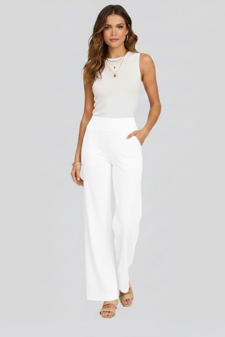 Sophie Wallace | High-Waisted Wide-Leg Trousers For Women