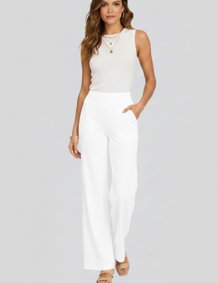 Sophie Wallace | High-Waisted Wide-Leg Trousers For Women
