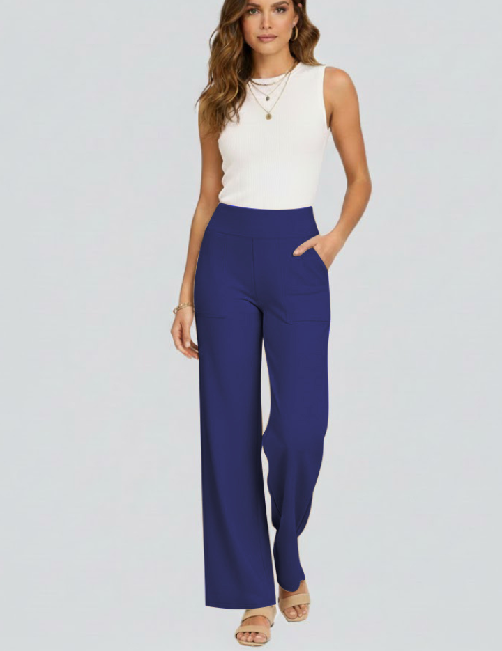 Sophie Wallace | High-Waisted Wide-Leg Trousers For Women