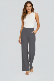 Sophie Wallace | High-Waisted Wide-Leg Trousers For Women