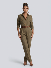 Sienna Whitmore | Tailored Check Jumpsuit For Women