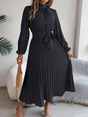 Lauren Ryan | Pleated Midi Dress For Women