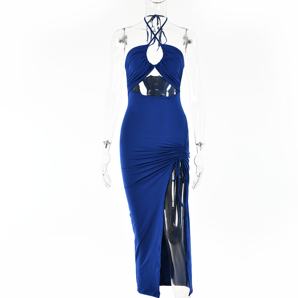 Brooke Stewart | Halterneck Split Maxi Dress For Women