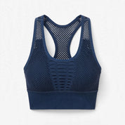 Isla Thackeray | Hollow-Out Mesh Sports Bra