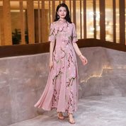 Ashleigh Williams | Floral Print Maxi Races Dress For Women