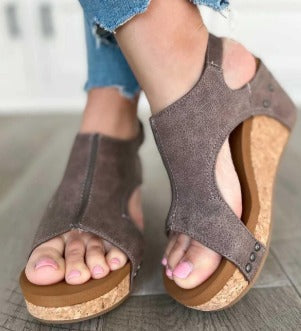 Giulia Romano | Wedge Heel Sandals For Women