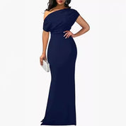 Isla Turner | One-Shoulder Maxi Party Dress For Women