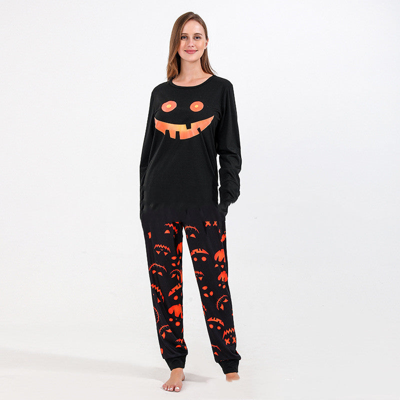 Jack O'Lantern | Pumpkin Face Halloween Pyjamas For Unisex