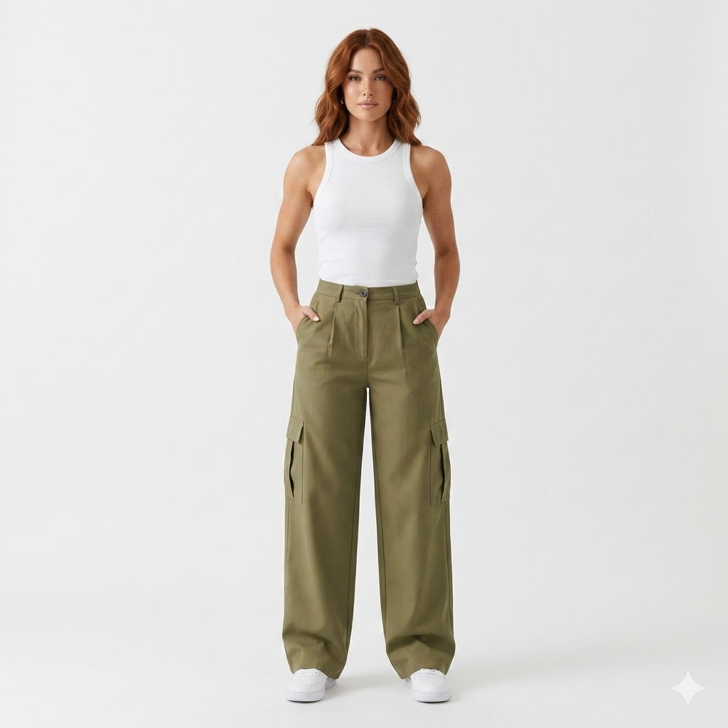 Elena Moretti | Luxury Tailored Wide-Leg Pants For Women
