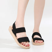 Mirella Brookwood | Elastic Strap Platform Summer Sandals For Women
