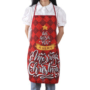 Frosty Feast | Red Snowman Christmas Apron Unisex