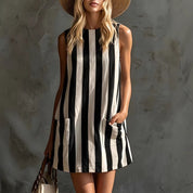 Chloe Anderson | Striped Summer Dress For Women