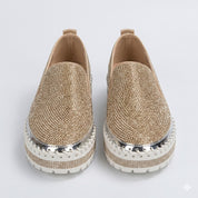 Chiara Bellini | Crystal Slip-On Loafers For Women
