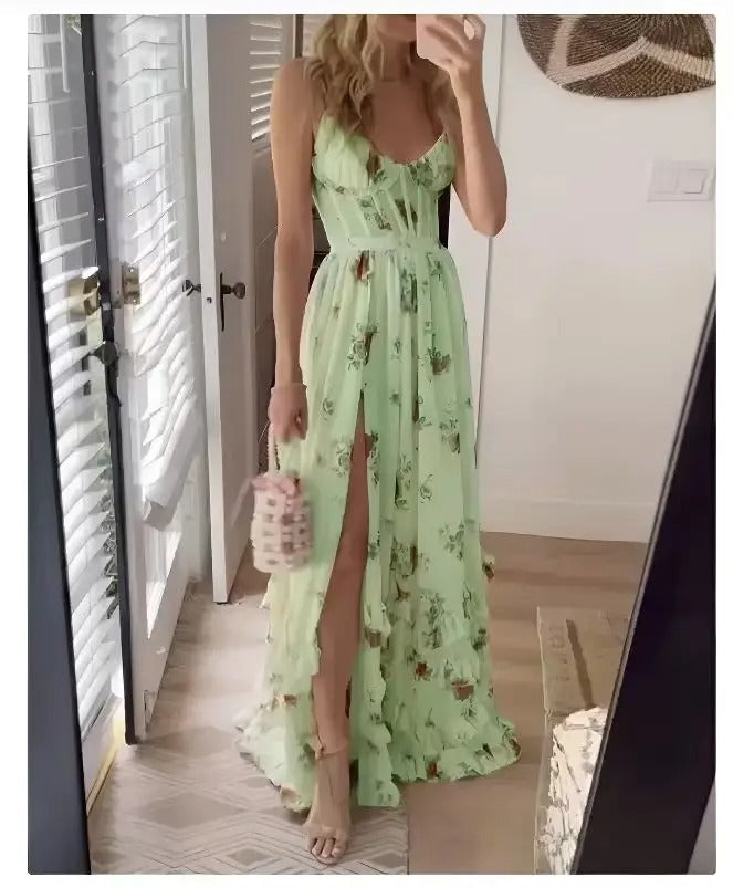 Amelia Holbrook | Floral Slit Maxi Dress For Women