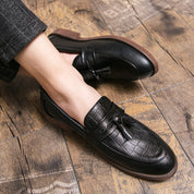 Ryan Mitchell | Tassel Loafer Leather Shoes For Men
