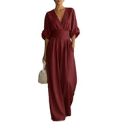 Sophia Merriweather | Wide-Leg Linen Jumpsuit For Women
