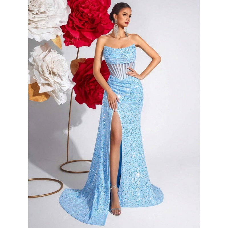 Isabelle Turner | Sequin Formal Maxi Dress For Women